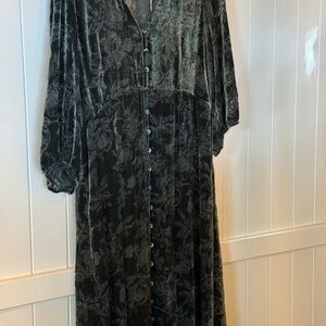 Johnny Was Jade Velvet Dress  NWT